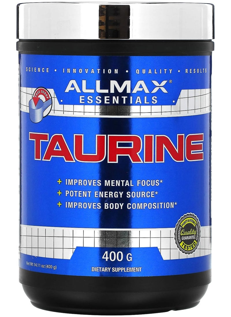 Allmax - Taurine, Unflavored, 3 g, 14.11 oz (400 g) - Image 1