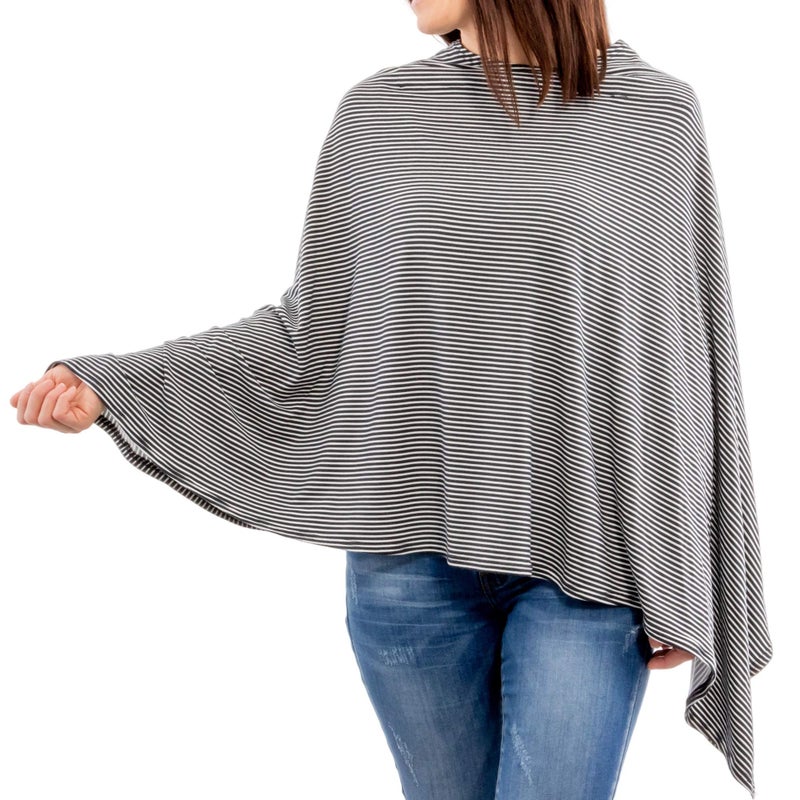 WeeSprout Nursing Cover for Breastfeeding, Feeding Cover for Breastfeeding, Soft & Breathable Nursing Poncho, Neck Insert for Hands-Free View, Machine Washable & Dryer Safe Nursing Cover Up - Image 1