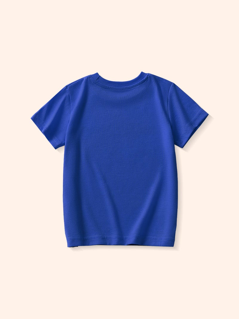 Kids Cartoon Animal Short-Sleeved T-Shirt – Boys' Cotton Summer Top - Image 4