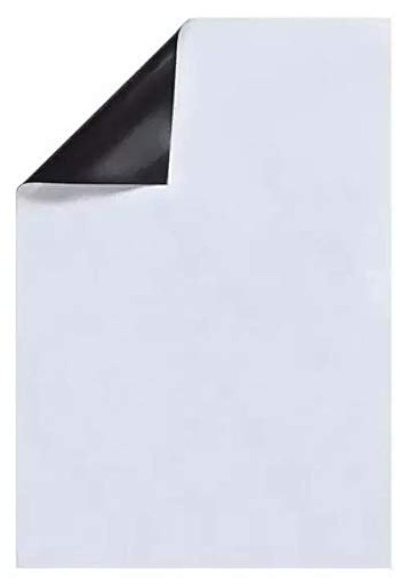 IMPRINT Soft Magnet Sheet White Color 12 inch x 8 inch, Can be Used on Fridges, Metal(Iron) Sheet, Metal Racks etc. - Image 1