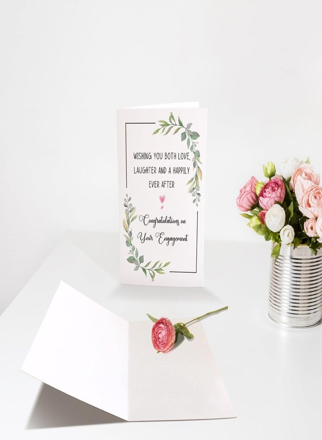 Chenive Engagement Card for Couples, Engaged Card for Her Him, Congratulations on Your Engagement Card, Wishing You Both Love Laughter And A Happily Ever After - Image 3