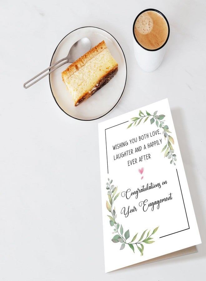 Chenive Engagement Card for Couples, Engaged Card for Her Him, Congratulations on Your Engagement Card, Wishing You Both Love Laughter And A Happily Ever After - Image 4