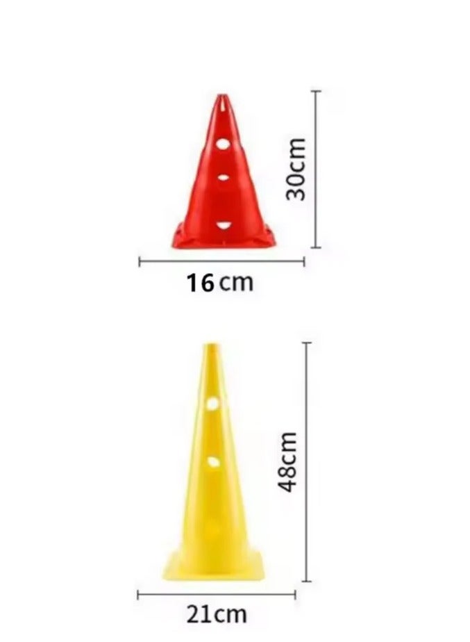 Spall Speed Agility Training Cones with Hole Set 2 Height Levels - Image 4