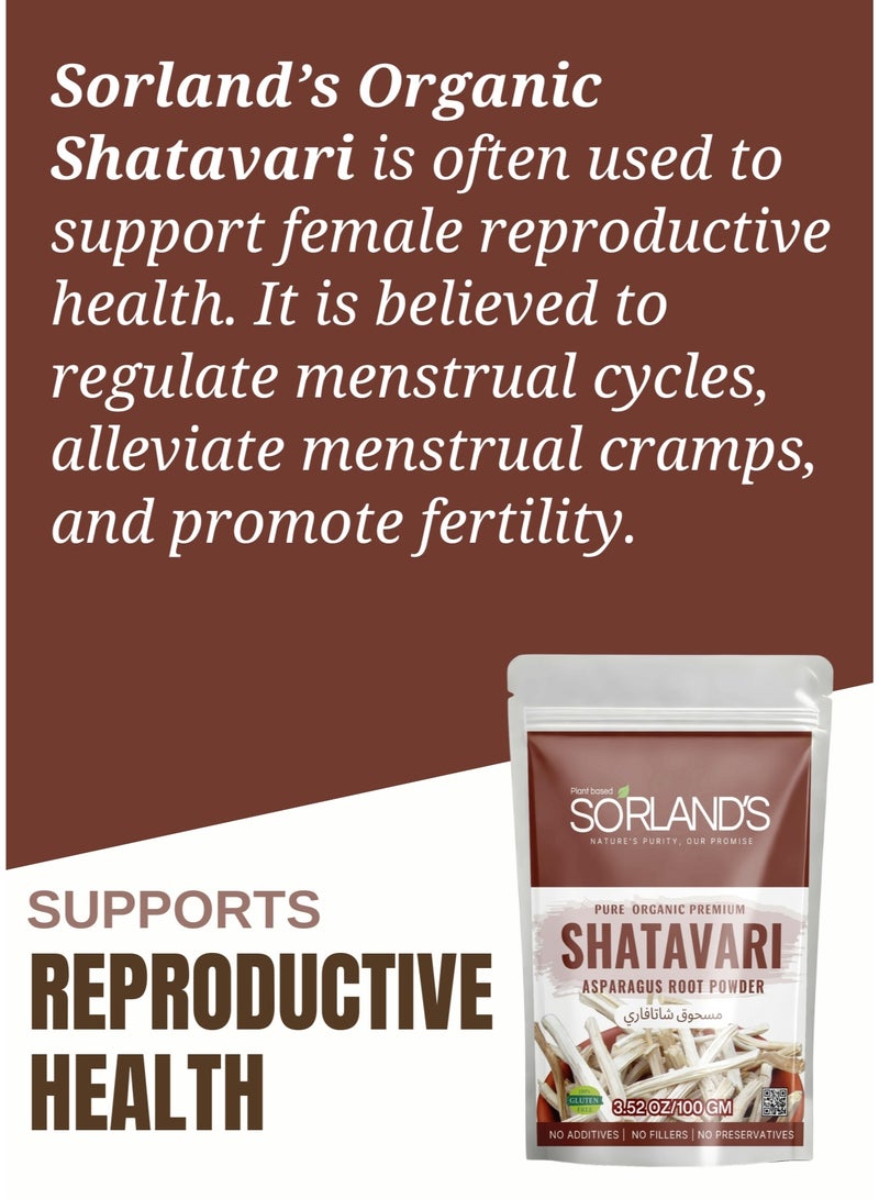 Sorland's SHATAVARI Roots Powder (Asparagus Racemosus) -100 gm - Image 4