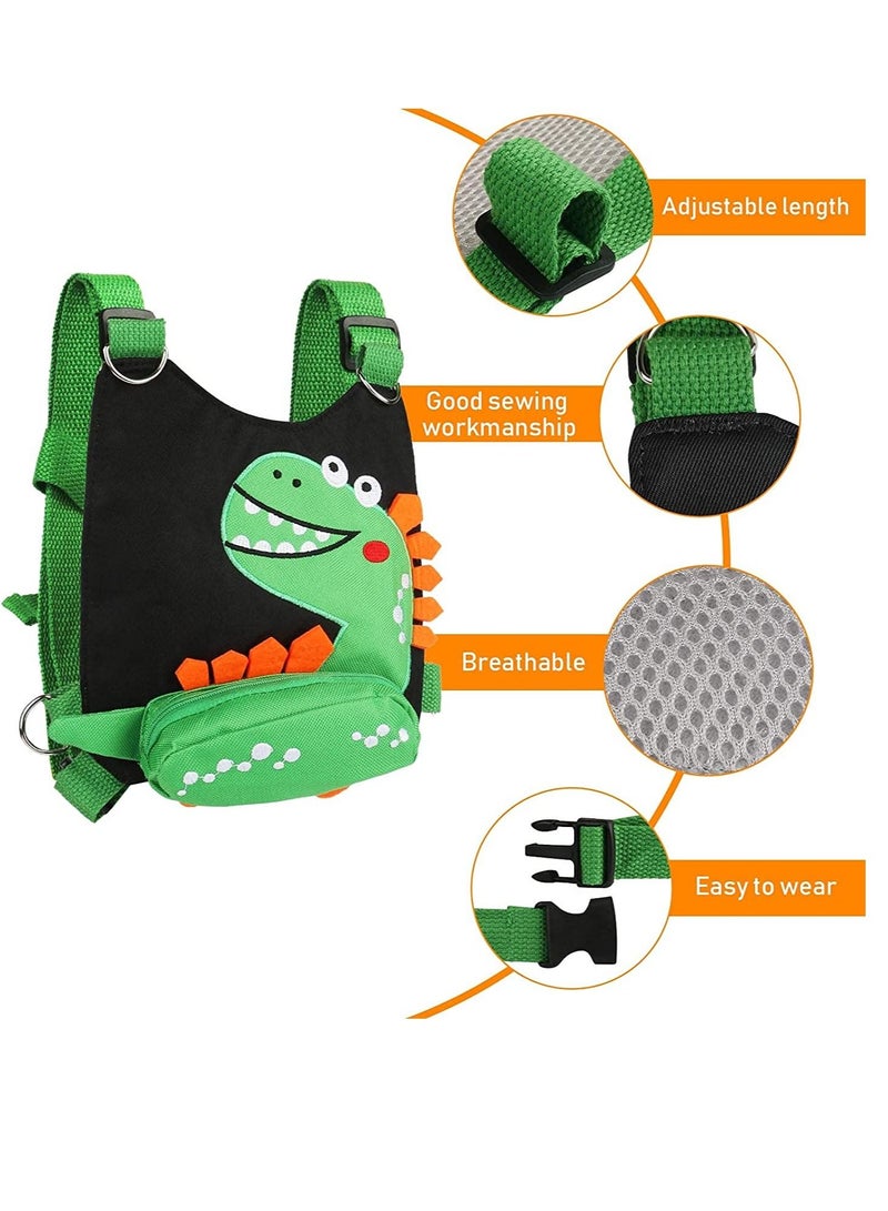 RATSAW 3 in 1 Toddler Backpack With Cute Dinosaur Child Leashes Wristband Walking Assistant Strap Belt for Baby - Image 4