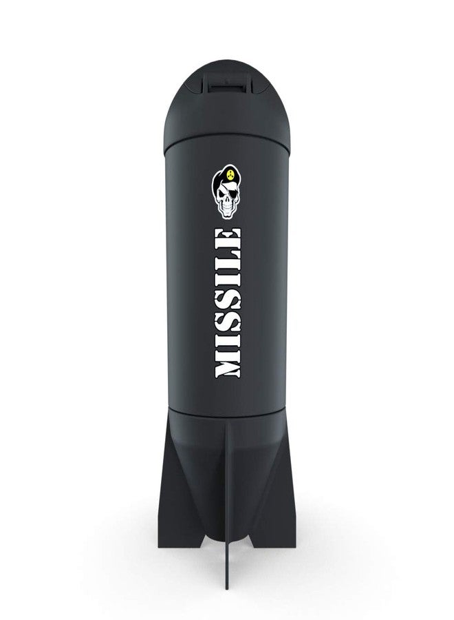 Battle Shakers Missile | Military Themed Shaker Bottle | Leak-Proof Protein Cup with Storage Compartment | Mix Protein Powders & More | Durable & Dishwasher Safe | 20 Oz - Image 2