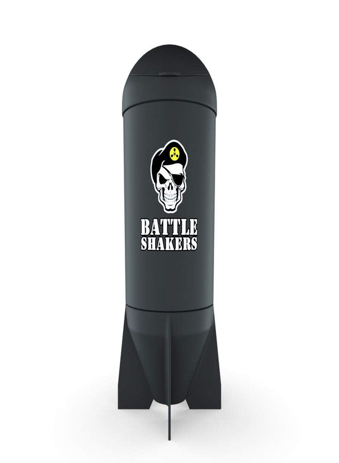 Battle Shakers Missile | Military Themed Shaker Bottle | Leak-Proof Protein Cup with Storage Compartment | Mix Protein Powders & More | Durable & Dishwasher Safe | 20 Oz - Image 1