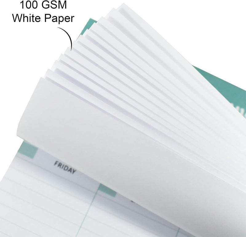 X spring Weekly Planner Notepad, 7" - Image 3