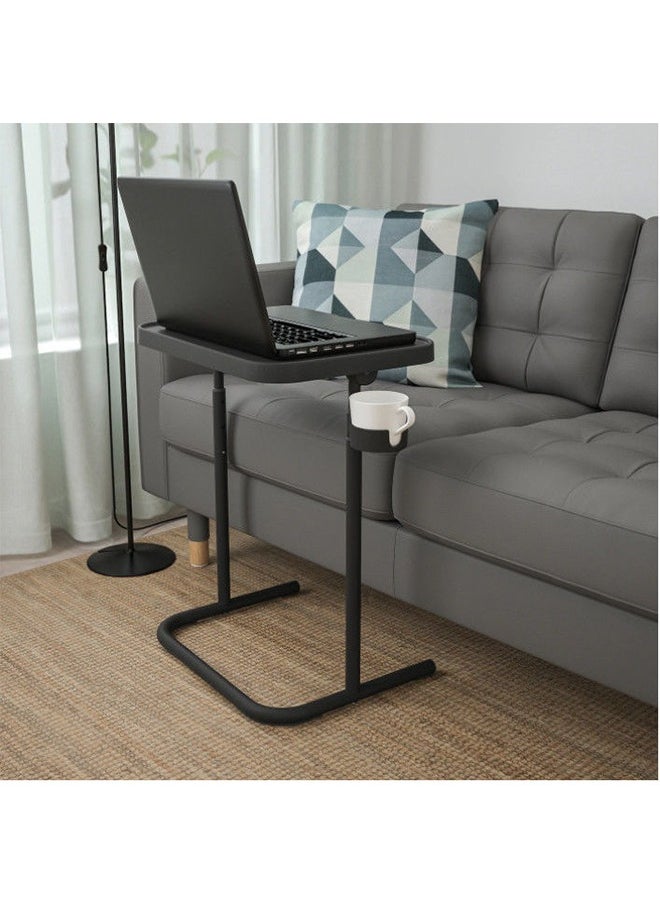 CityRiya-Long - Laptop Desk Bedside Computer Table Adjustable Laptop Table Desk End Side Table for Sofa/Bed Laptop Computer Stand Desks Laptop Bed Tray Table Lap Desk with Magnetic Desktop - Image 1