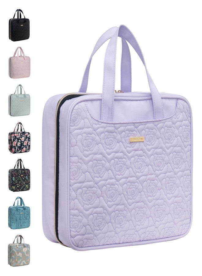 إيفر فن حقيبة أدوات تجميل معلقة للسفر من إيفر فن للنساء، مزودة بجيب مانع للتسرب، ومنظم مكياج، وحقيبة أدوات تجميل، وإكسسوارات سفر أساسية لا غنى عنها. - Image 1