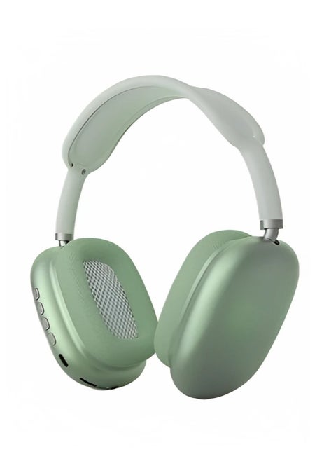 P9 Wireless Bluetooth Over-Ear Headphone with Microphone Green