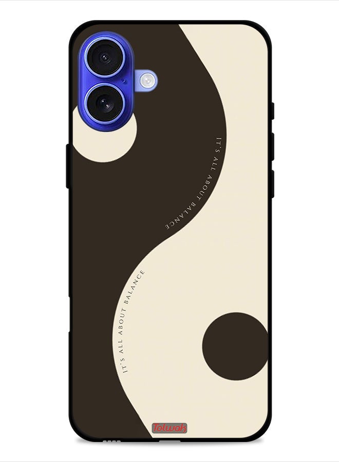 Tolwak Apple iPhone 16 Plus Protective Case Cover Its All About Balance - Image 1