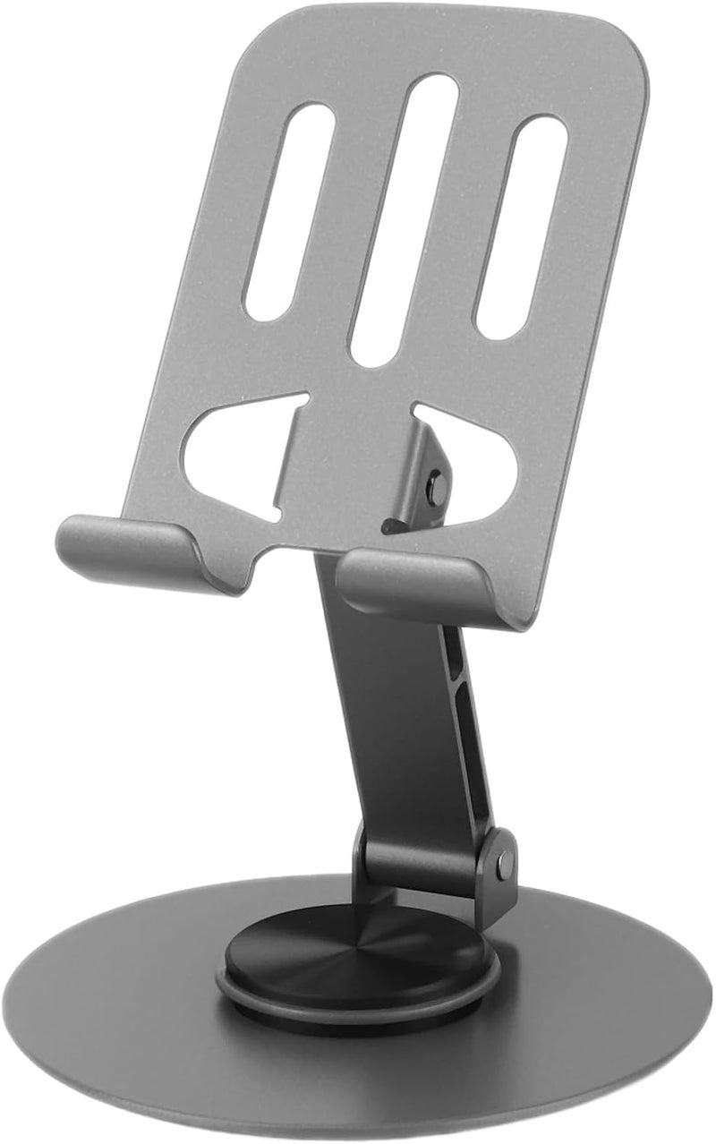 coku Mobile Stand for Home, 360° Rotation Angle Adjustable Phone Stand for Study, Desk, Table, Streaming, Foldable & Portable Desktop Stand for 4 to 10 inch Smartphones - Image 1