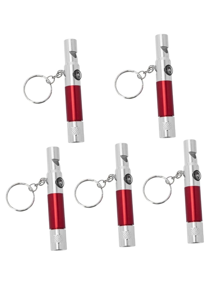 Excefore 5pcs Multifunctional Whistle Compass Emergency Whistle Gadgets for Men Whistle Emergency Survival - Image 1