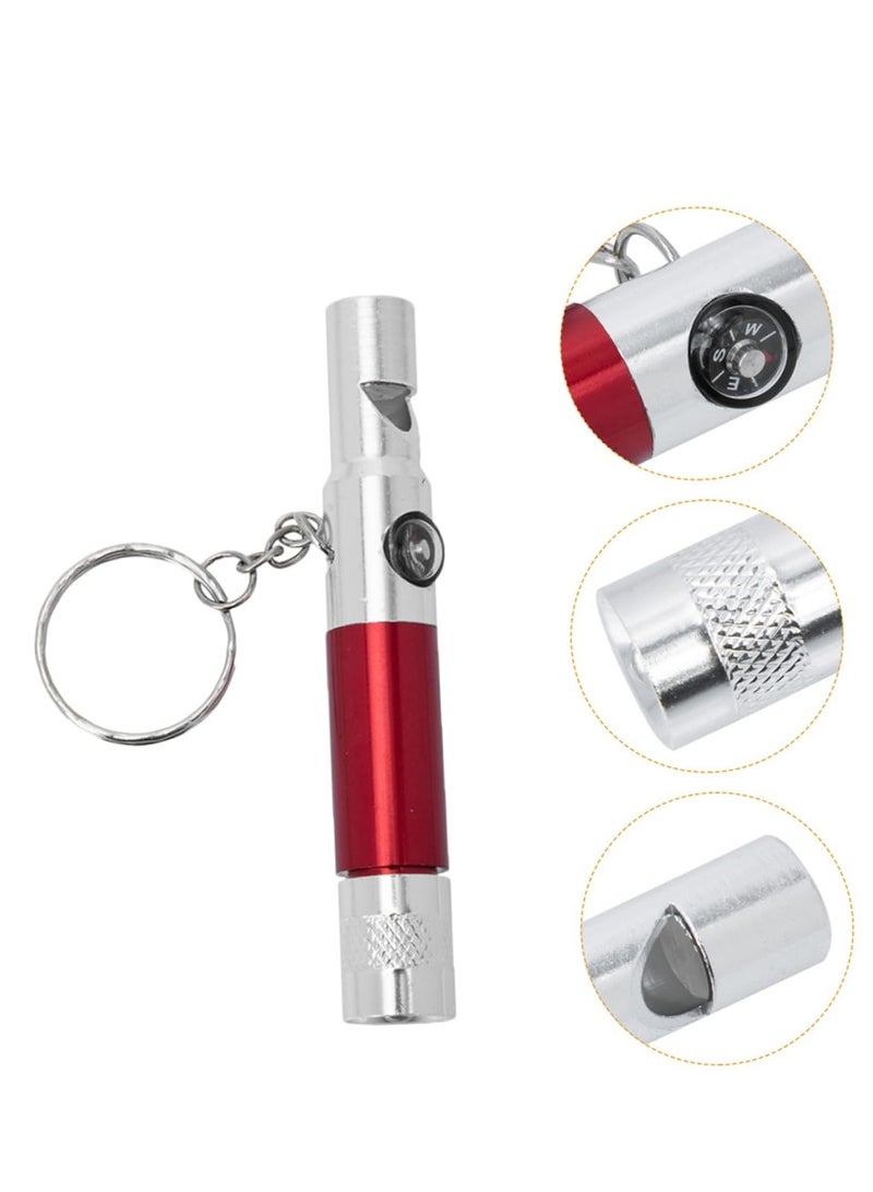 Excefore 5pcs Multifunctional Whistle Compass Emergency Whistle Gadgets for Men Whistle Emergency Survival - Image 4