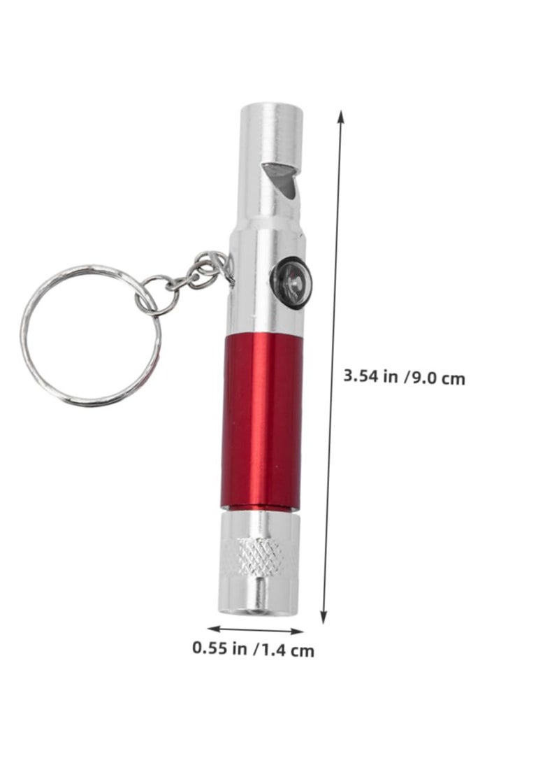 Excefore 5pcs Multifunctional Whistle Compass Emergency Whistle Gadgets for Men Whistle Emergency Survival - Image 2