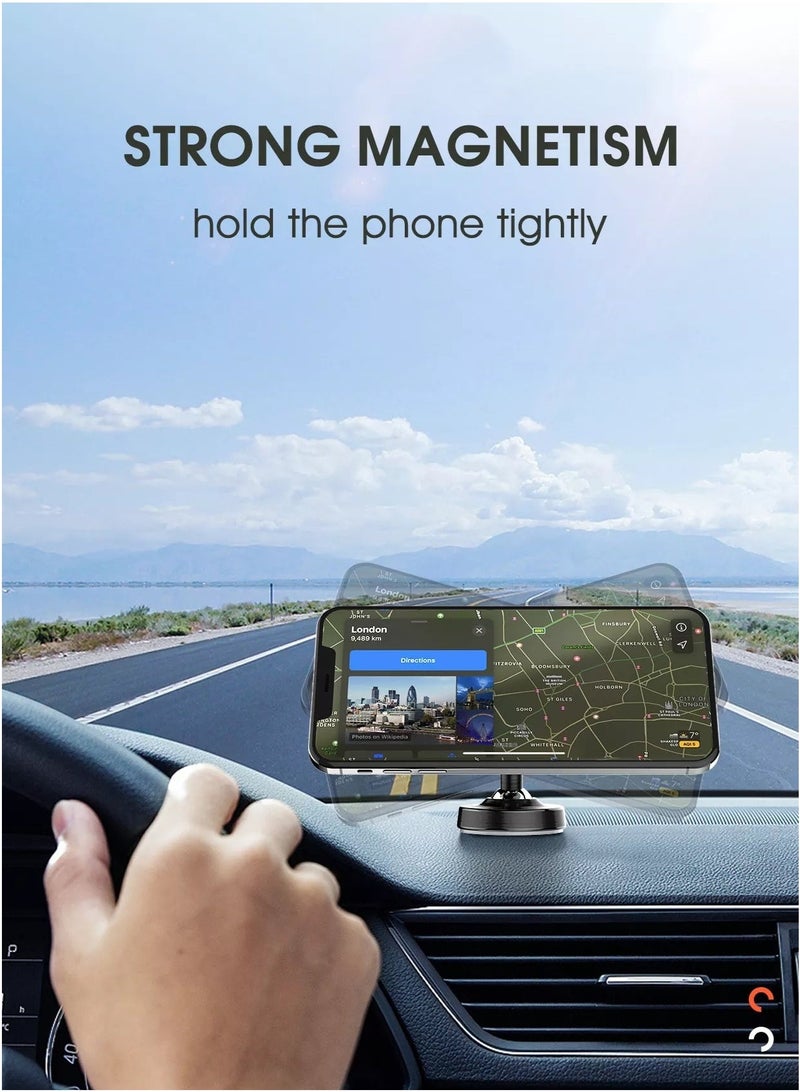 Magnetic Mobile Phone Holder Car Dashboard Mobile Bracket Cell Phone Mount Holder Stand for mobile  - Image 2
