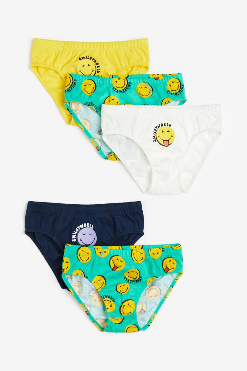 H&M 5-pack printed boys’ briefs