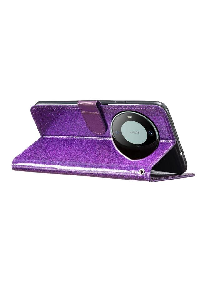 Zaboon Case For Huawei Mate 60 Pro Glitter Powder Flip Leather Phone Case - Image 5