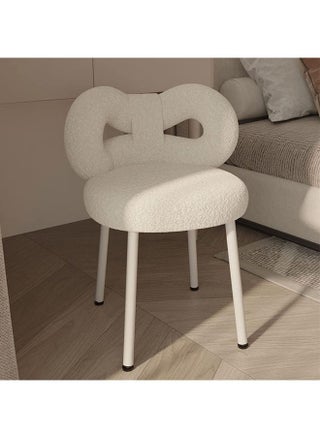 Living and Bedroom Single Bow Tie Vanity Chair Velvet Cushion Chair - pzsku/Z159D034A2C883BCB21E4Z/45/_/1704186814/80b392f6-d0fe-4f93-b2d7-401443764332