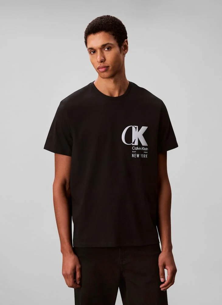 CALVIN KLEIN Logo Graphic Short Sleeve T-Shirt