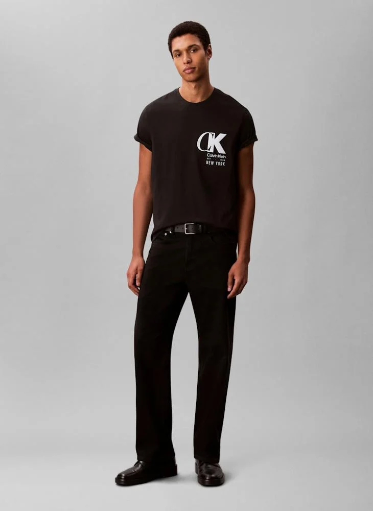 كالفن كلاين Logo Graphic Short Sleeve T-Shirt