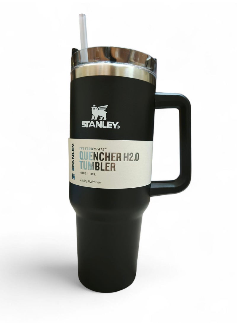 Stanley Quencher H2.0 FlowState Stainless Steel Vacuum Insulated Tumbler with Lid and Straw for Water, Iced Tea or Coffee, Smoothie and More,1200ml - Image 1