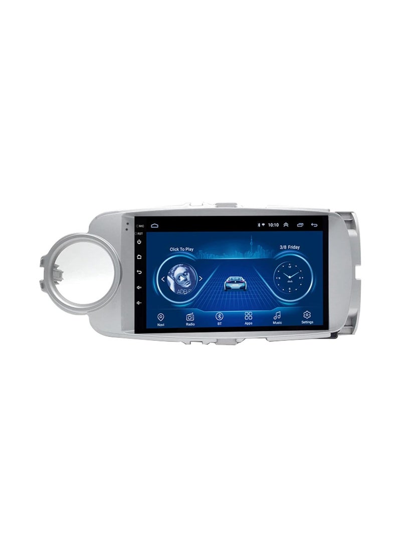 شيزا ستار ستيريو سيارة أندرويد لسيارة تويوتا ياريس 2011 2012 2013 2014 1 جيجابايت رام 32 جيجابايت روم 9 بوصة ميرورلينك واي فاي BT، شاشة لمس IPS مع كاميرا احتياطية متضمنة - Image 1