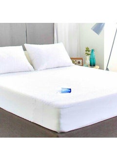 TOTEM Cotton Micro Fitted Full Edge Water Liquid Proof Mattress Protector  - Image 1