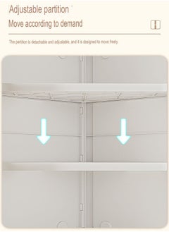 keke 2 Layers Clear Folding Storage Boxes  - Image 5