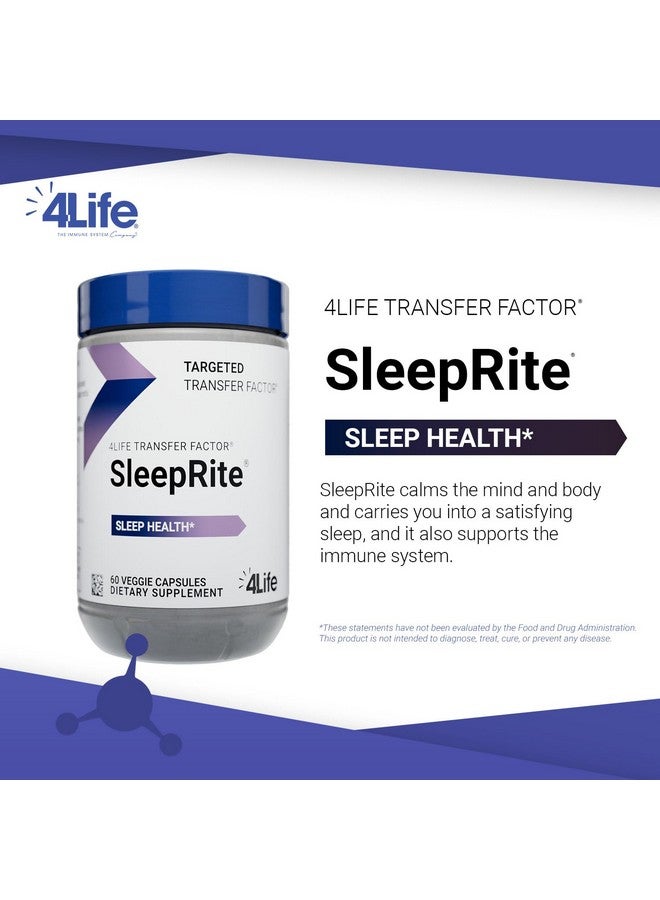 4life 4Life Transfer Factor SleepRite - All-Natural Immune and Sleep Support with GABA and melatonin - 60 Capsules - Image 3