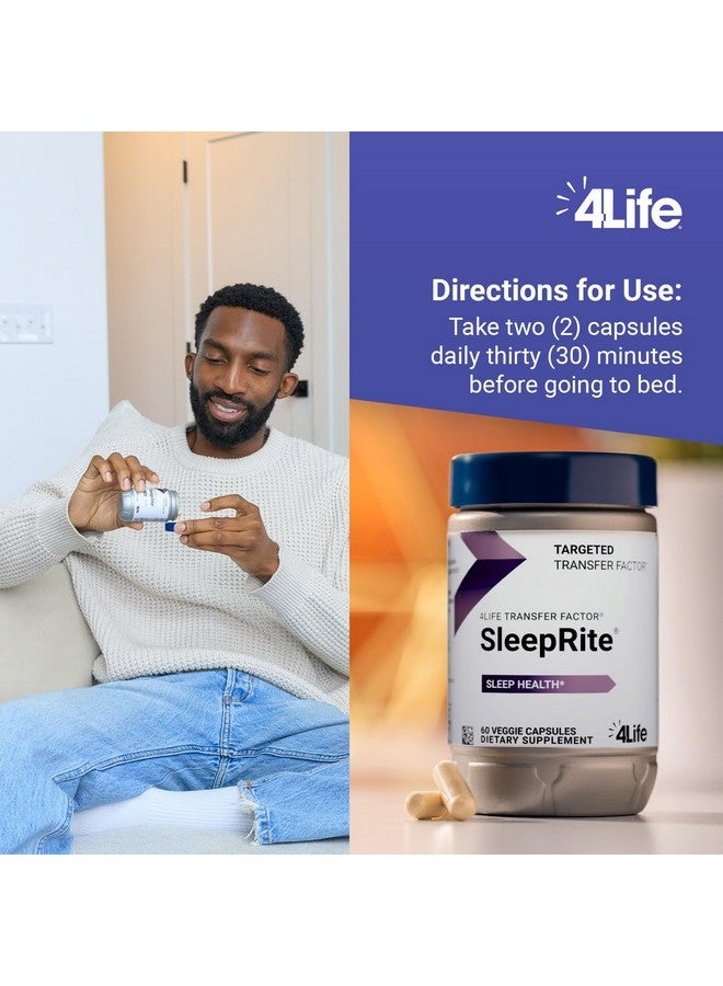 4life 4Life Transfer Factor SleepRite - All-Natural Immune and Sleep Support with GABA and melatonin - 60 Capsules - Image 5