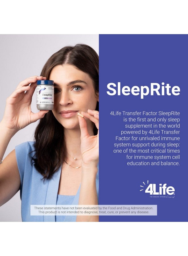 4life 4Life Transfer Factor SleepRite - All-Natural Immune and Sleep Support with GABA and melatonin - 60 Capsules - Image 4