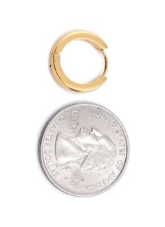 Julia Store Hoop Huggie Earrings  - Image 3