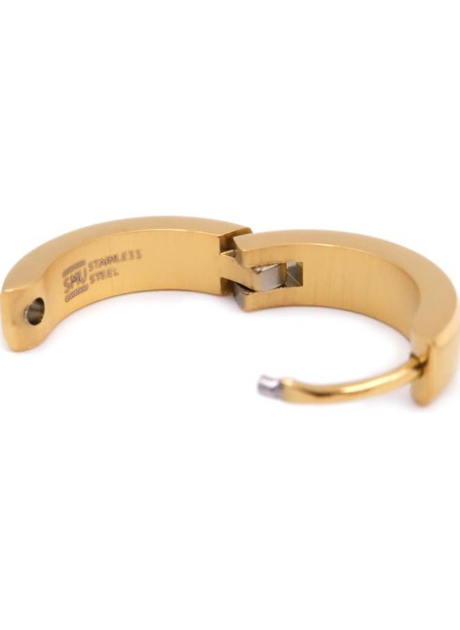 Julia Store Hoop Huggie Earrings  - Image 4