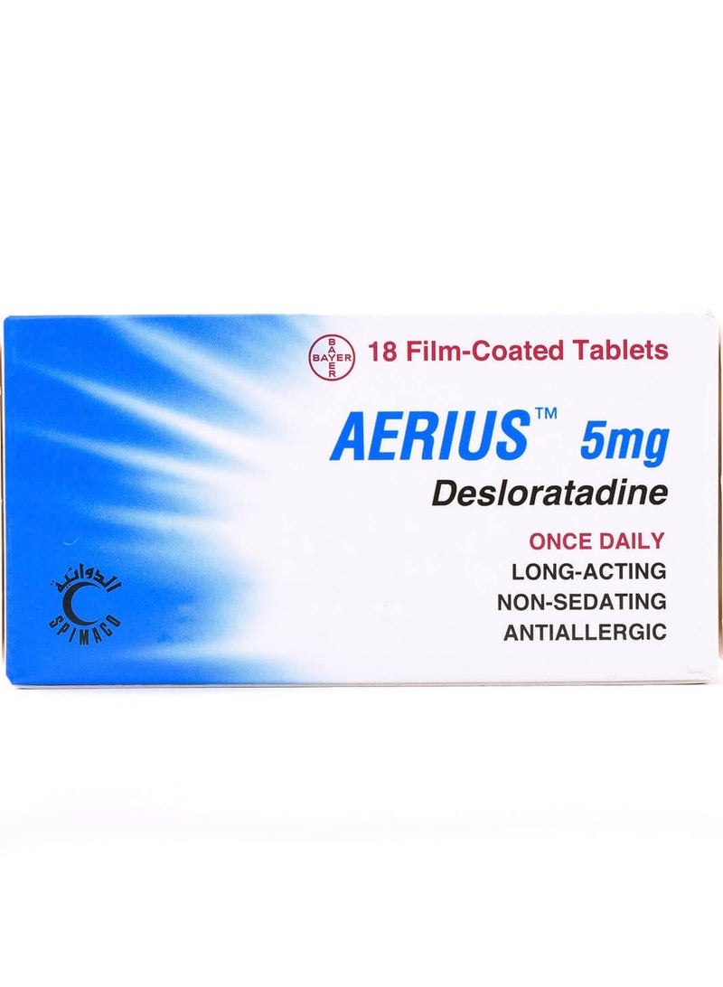 BAYER AERIUS 5 MG 18 Tablets - Image 3