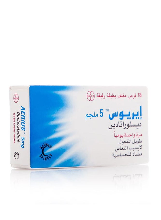 BAYER AERIUS 5 MG 18 Tablets - Image 4