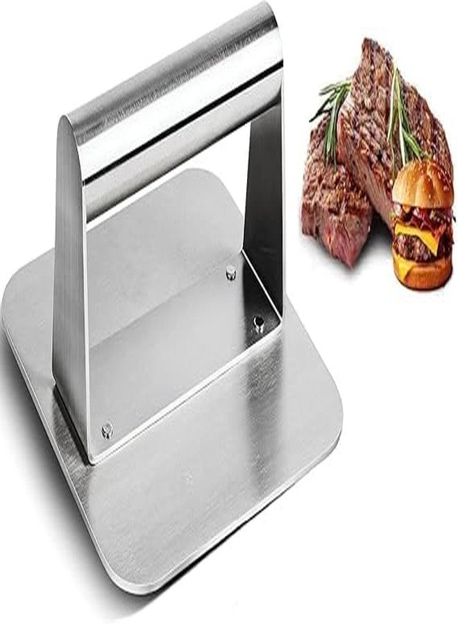 Vroxy Hamburger Press Patty Maker, Flat Burger Press for Making Beef Patties, Hamburger Patty Press, Meat Press for Beef Chicken Pork, Flat Cookie Press Baking Tool for Kitchen BBQ Grill(1Pcs) - Image 1