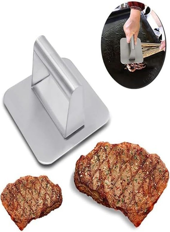 Vroxy Hamburger Press Patty Maker, Flat Burger Press for Making Beef Patties, Hamburger Patty Press, Meat Press for Beef Chicken Pork, Flat Cookie Press Baking Tool for Kitchen BBQ Grill(1Pcs) - Image 4