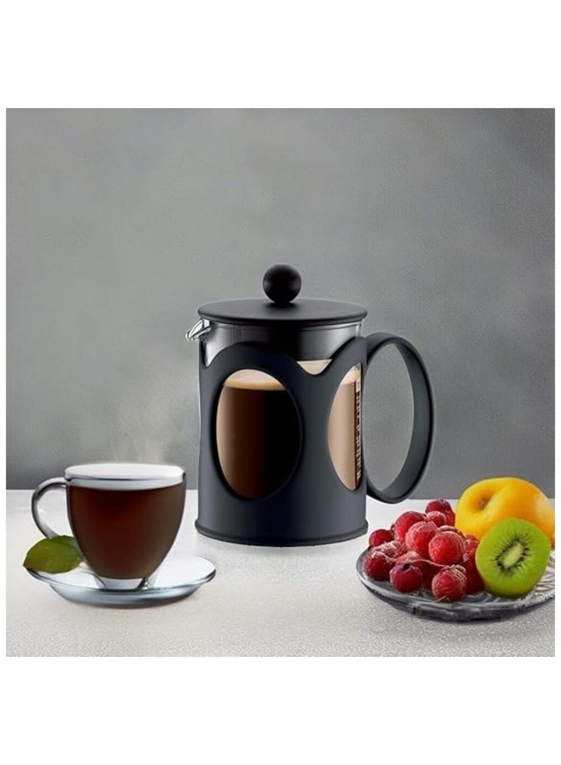 bodum Kenya French Press Coffee Maker, Black - 17oz / 4 Cups - Image 4