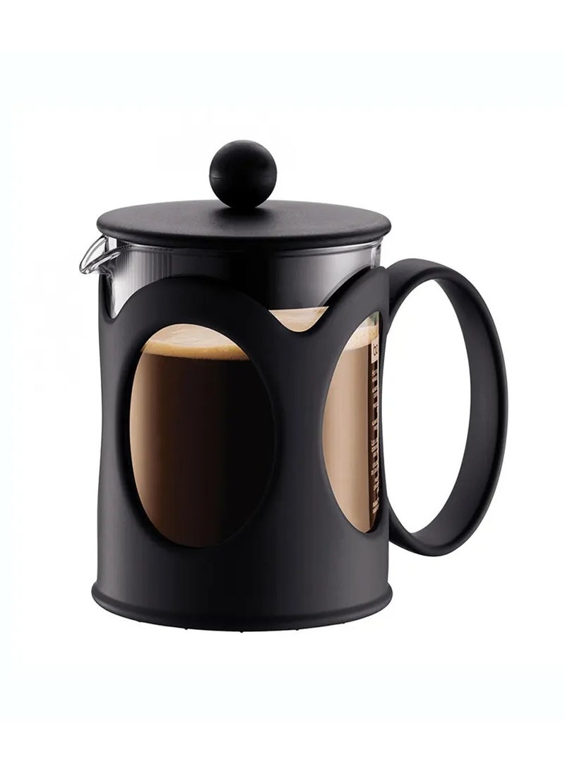 bodum Kenya French Press Coffee Maker, Black - 17oz / 4 Cups - Image 2