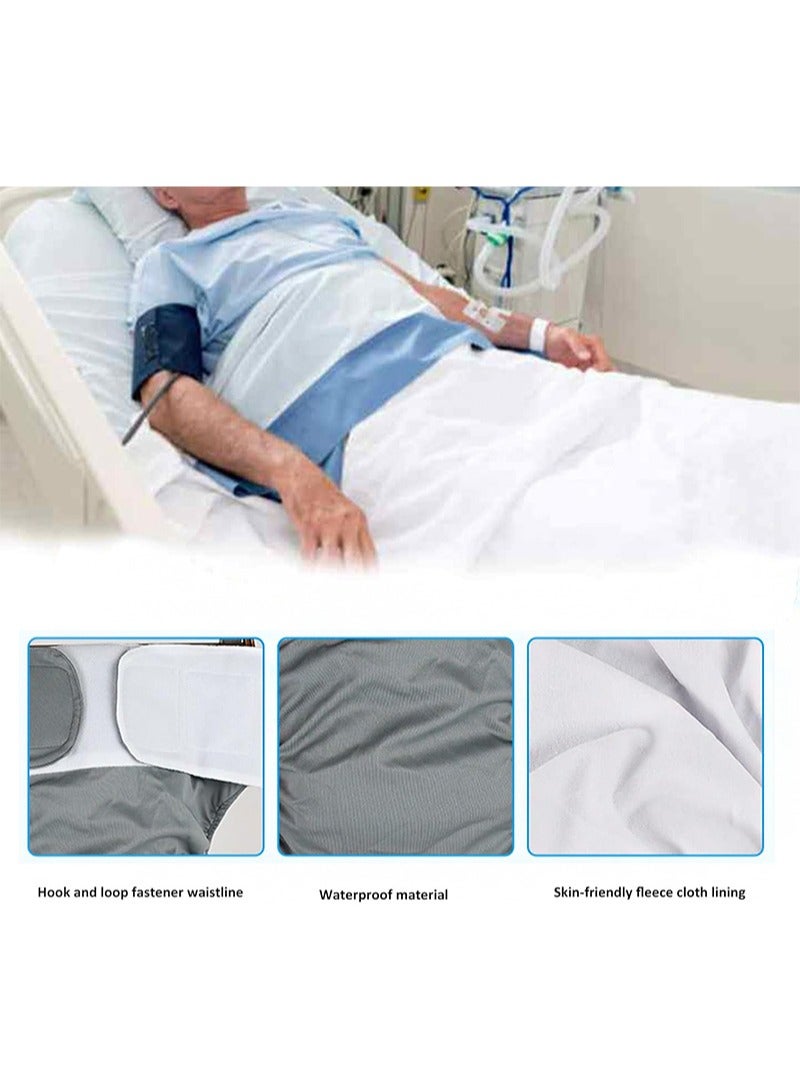 Aikanbo Adults Diapers Reusable Adult Nappy Washable Adjustable Large Diaper for Women，Men Bariatric，Seniors，Patients Incontinence Care（Grey，Includes One Washable Changing Mat) - Image 5