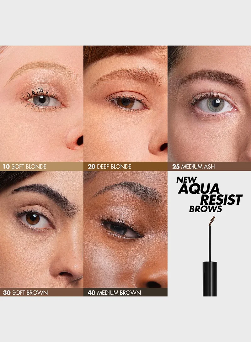 MAKE UP FOR EVER Aqua Resist Brow Fixer - 25 - Medium Ash