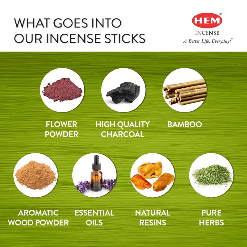 HEM Incense Sticks - Fragrance Patchouli - 120 Sticks - Image 4
