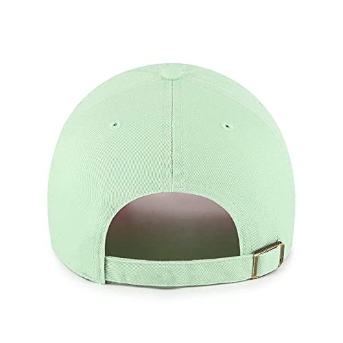 47 '47 New York Yankees Adjustable Cap Clean Up MLB, Green, Pink, One Size - Image 3