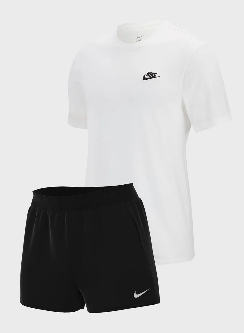 Nike nike tshirt & shorts combo