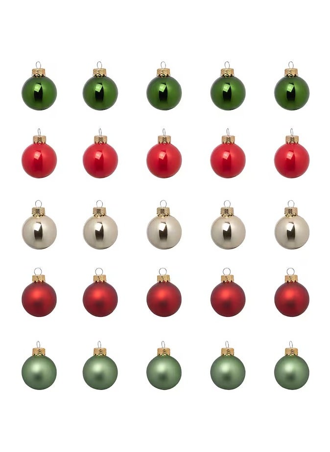 Generic VINTERFINT Decoration, bauble, glass mixed colours, 3.5 cm 25 pices  - Image 2