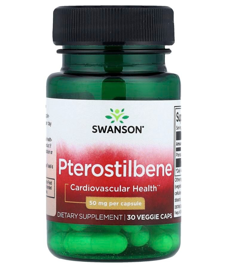 Pterostilbene 50 mg  30 Veggie Caps