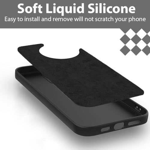 SHINESTAR Liquid Silicone Realme 11 / 11x 5G / Narzo 60x 5G Case Cover | Microfiber Inside | 360 Degree Camera Protection Bump Back Case Cover for Realme 11 / 11x 5G / Narzo 60x 5G - Black - Image 5