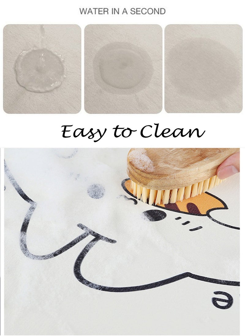TDAO - Coffee Mat Coffee Bar Mat Hide Stain Absorbent Drying Mat with Waterproof Rubber Backing 11.8" x 15.75" - Image 1